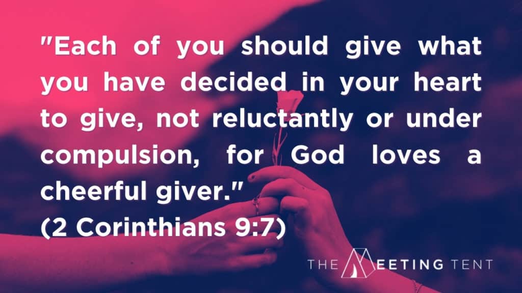 Devotional on Giving Devotional About Giving for God