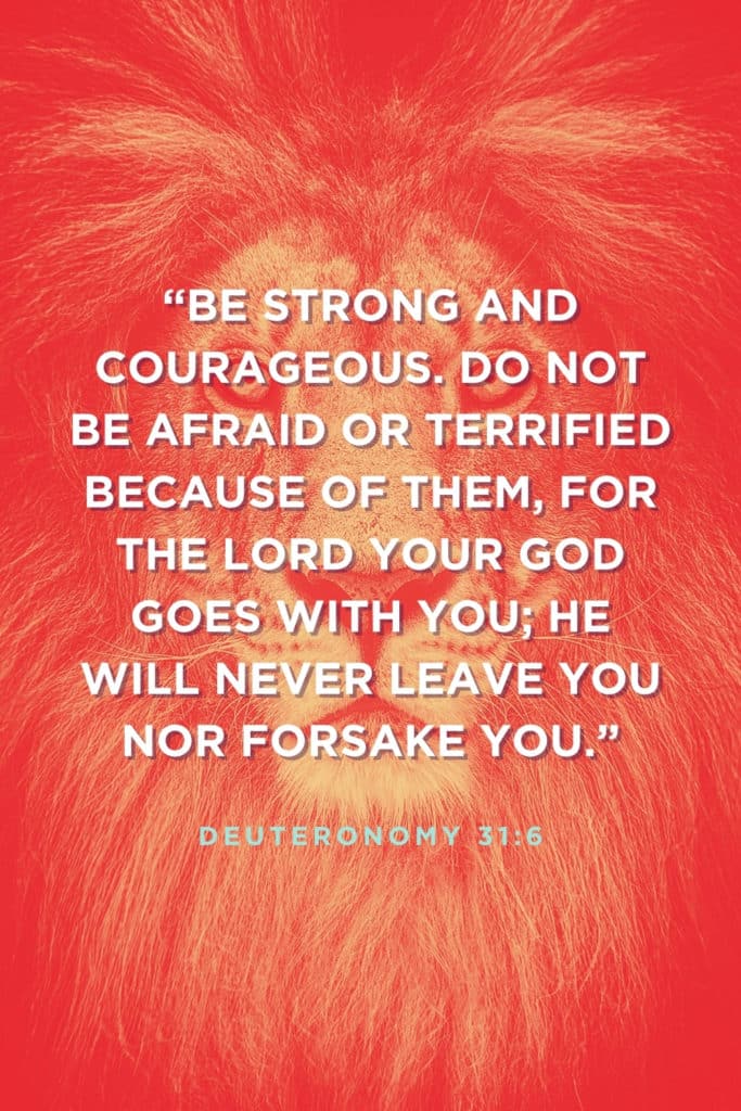 Take Courage for the Lord is with you