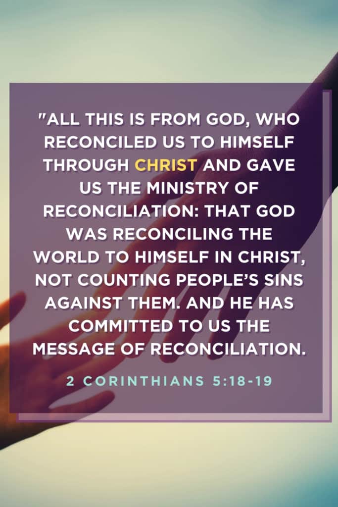 Blessed are we that God would choose to reconcile us with Him