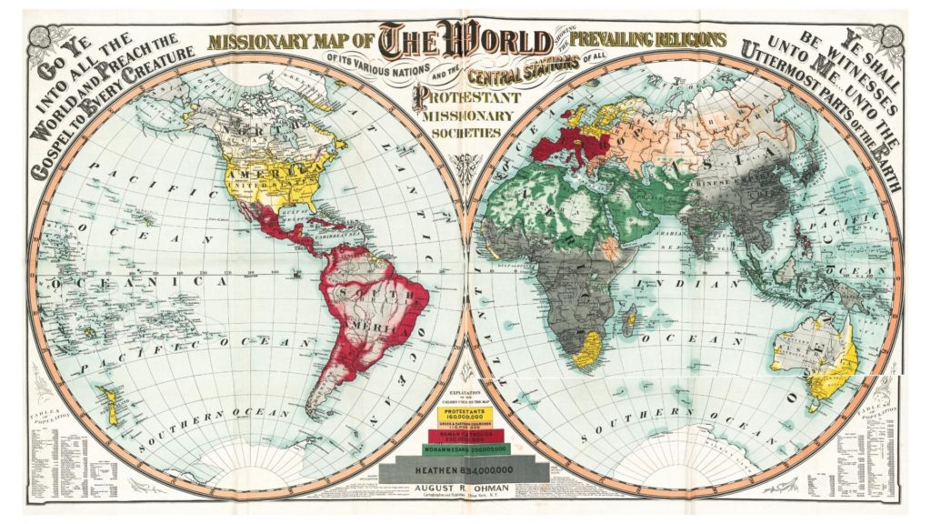 Missionary Map of the World