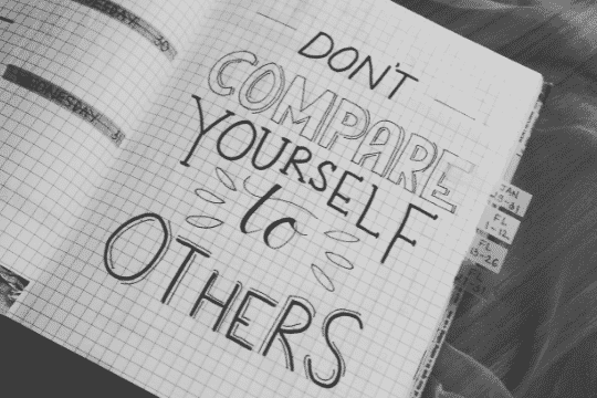 Don't compare yourselves