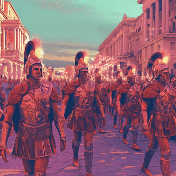 Roman military parade 1