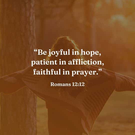 Romans 12:12 No longer feeling lost